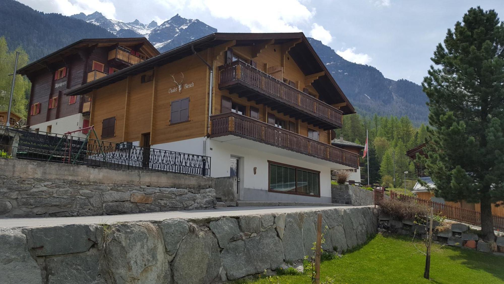 Chalet Hirsch Grächen Eksteriør bilde